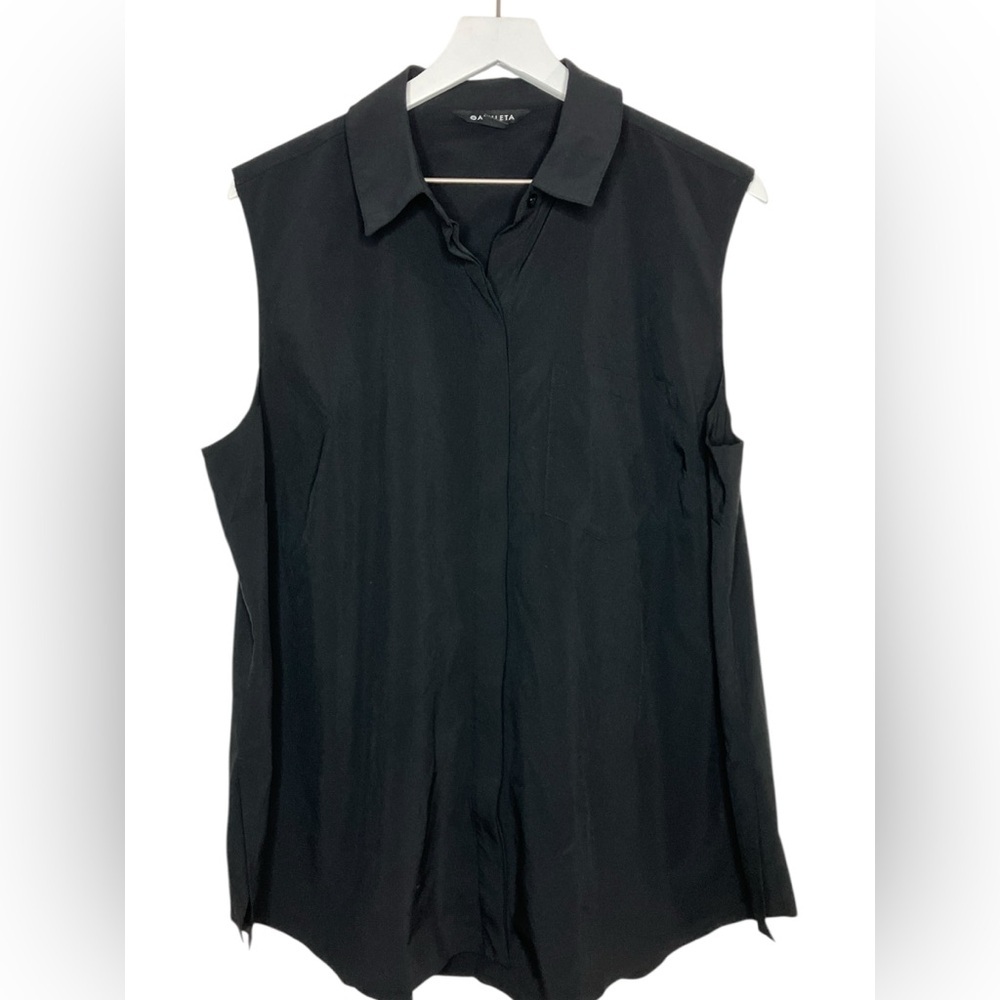 Athleta Everlasting Tank Sleeveless Travel Career Stretch Breathable Black 1X